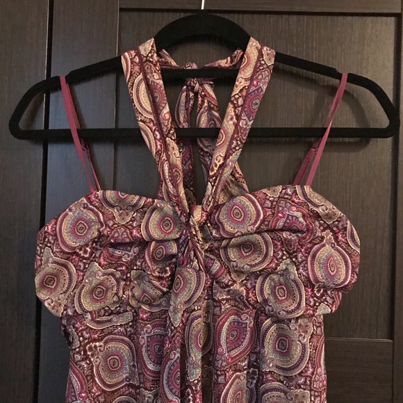 NWOT Flowy cami with multi strap - Picture 3 of 7